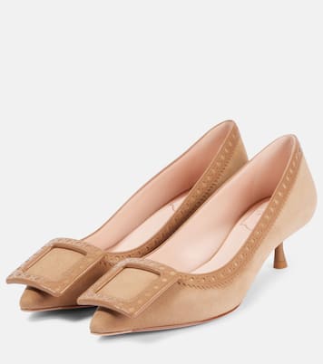 Escarpins Viv’ In The City 45 en daim | Roger Vivier