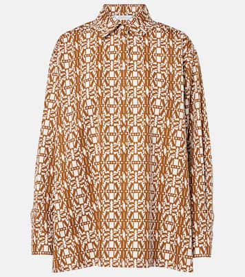 Top Gallura de algodón estampado | Max Mara