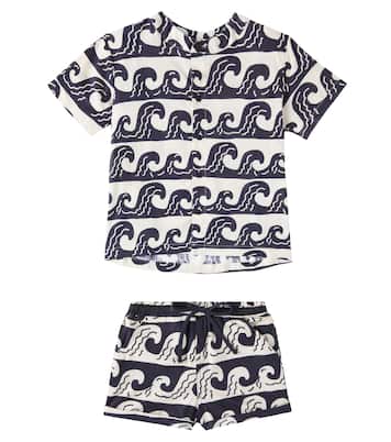 Set aus Hemd und Shorts aus Baumwolle | Fábula