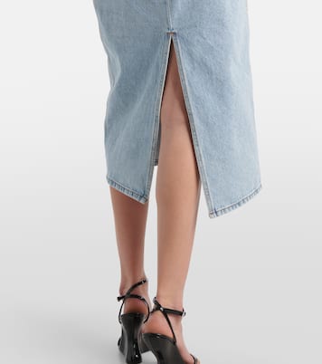 Jupe crayon en jean à fleur | Magda Butrym