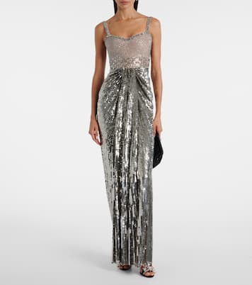 Robe longue Only You en tulle à sequins | Jenny Packham
