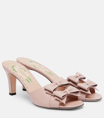 Pantoletten Bowow 75 aus Leder | Valentino Garavani