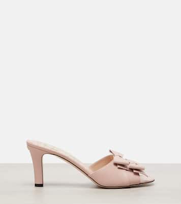 Pantoletten Bowow 75 aus Leder | Valentino Garavani