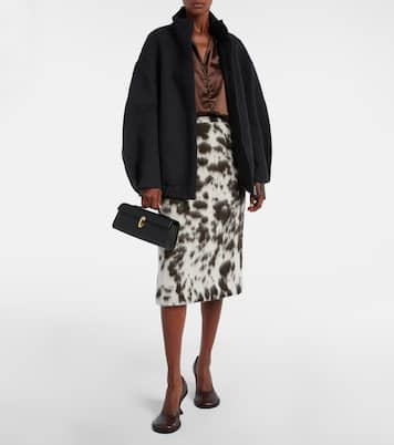 Slim Symmetry leather tote bag  | Savette