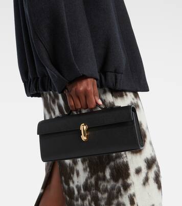 Slim Symmetry leather tote bag  | Savette