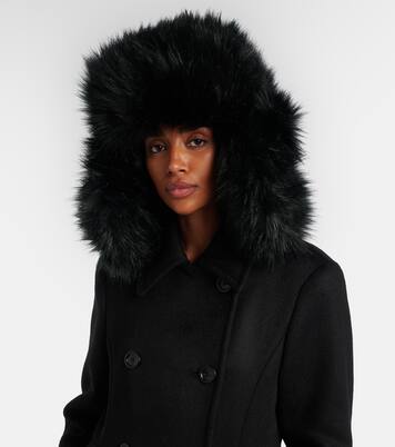 Cotton-trimmed aviator hat | Ruslan Baginskiy