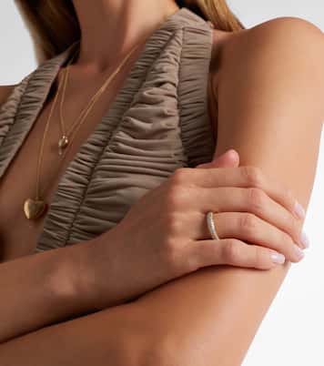 Anillo de oro de 18 ct con diamantes  | Persée