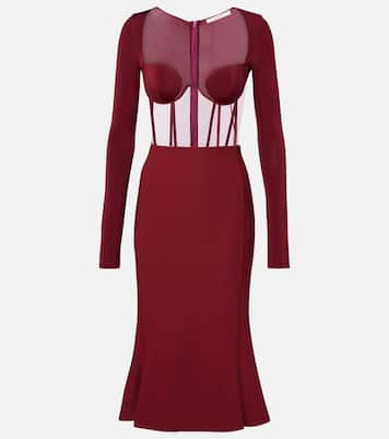 Paneled corset dress | Nensi Dojaka