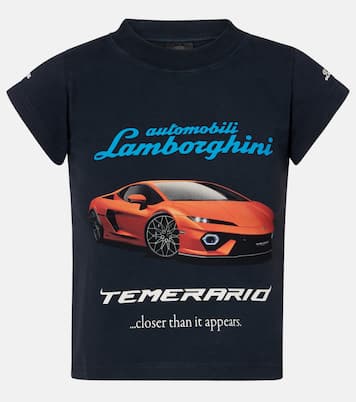 x أوتوماتيكي Lamborghini تي شيرت كروب من الجيرسيه | Balenciaga