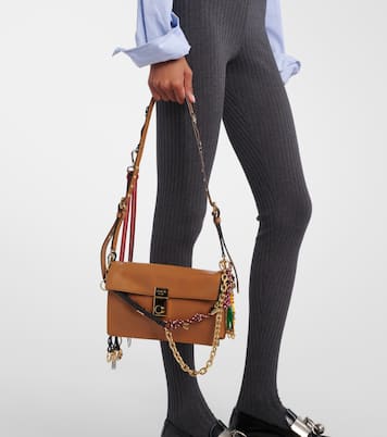 Schultertasche Soft Sound Small aus Leder | Prada