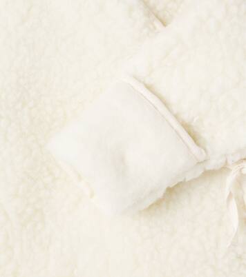 Baby hooded wool teddy onesie | Binibamba