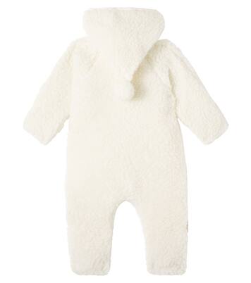 Baby hooded wool teddy onesie | Binibamba