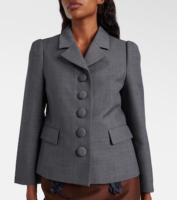 Single-breasted blazer | Shushu/Tong