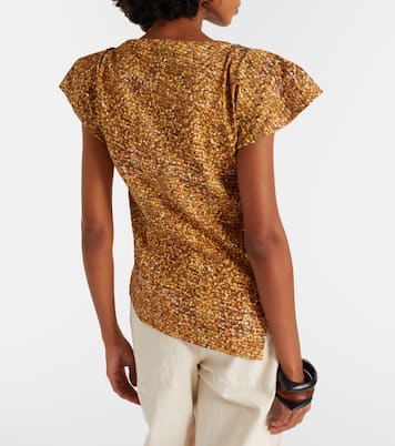 Sebani asymmetric cotton T-shirt | Isabel Marant