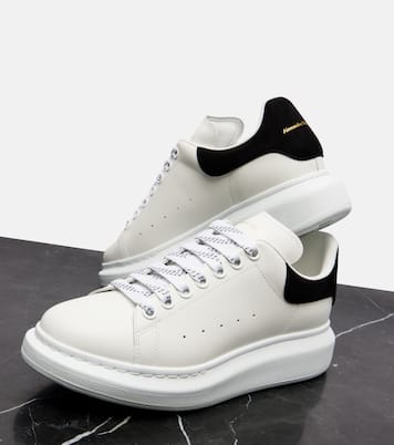 Oversized leather sneakers | McQueen