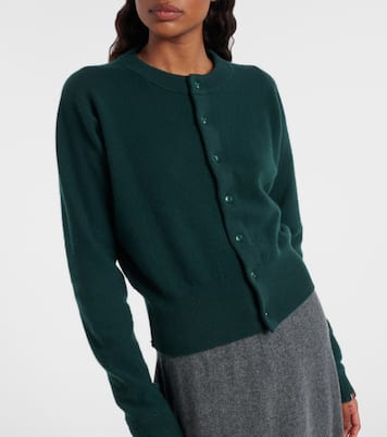 Blouson cashmere-blend cardigan | Extreme Cashmere