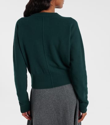 Blouson cashmere-blend cardigan | Extreme Cashmere