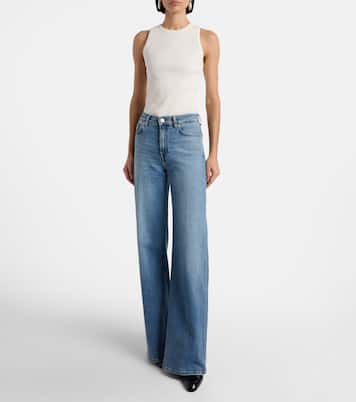 Lotta high-rise wide-leg jeans | 7 For All Mankind