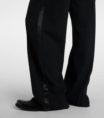 Felicita wool twill wide-leg pants | The Row