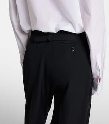 Felicita wool twill wide-leg pants | The Row