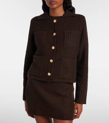 Cardigan en laine et cachemire | Jardin des Orangers