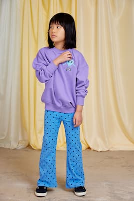 Besticktes Sweatshirt aus Baumwoll-Jersey | Mini Rodini