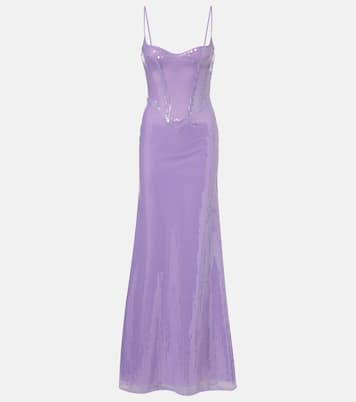 Sequined corset gown | David Koma