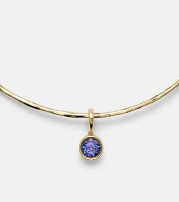 Choker Olivia en or 18 ct, diamants et tanzanite | Octavia Elizabeth