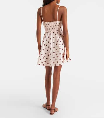 Polka-dot cotton minidress | Zimmermann