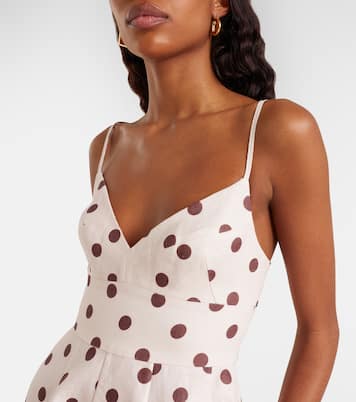 Polka-dot cotton minidress | Zimmermann