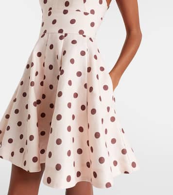 Polka-dot cotton minidress | Zimmermann