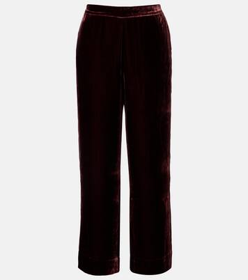 London velvet pajama pants | Asceno