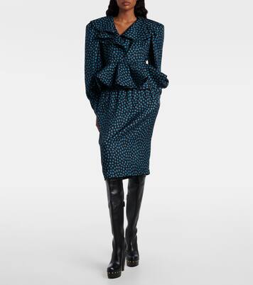 Midirock aus Seide | Chloé