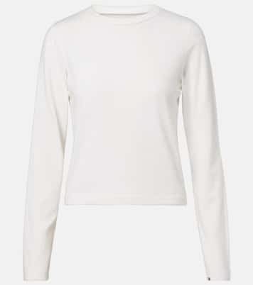 Longsleeve N°451 Lisa aus Baumwolle und Kaschmir | Extreme Cashmere