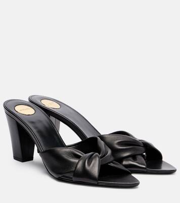 Franciane 25 leather mules | Saint Laurent