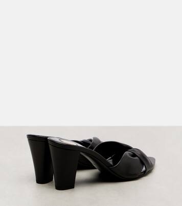 Franciane 25 leather mules | Saint Laurent