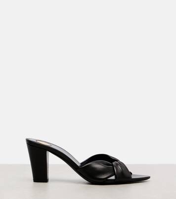 Franciane 25 leather mules | Saint Laurent