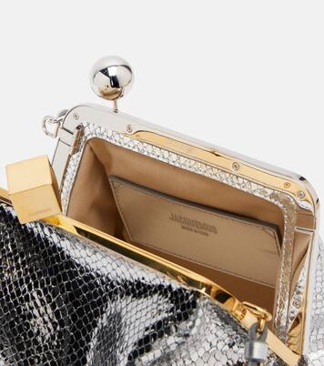 Clutch Berlingot Small de piel metalizada | Jacquemus