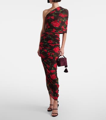 花卉贴花绒面革穆勒鞋 | Magda Butrym