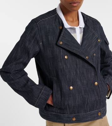 Diervilla double-breasted denim jacket | Moncler