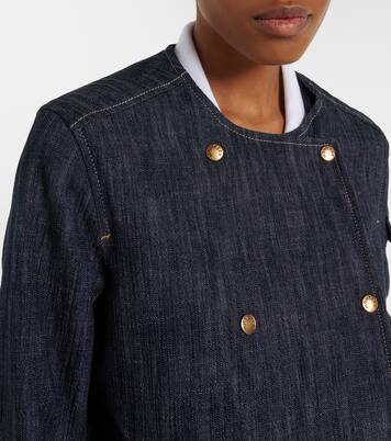 Diervilla double-breasted denim jacket | Moncler