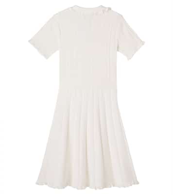 Robe Lobelie en coton et cachemire | Bonpoint