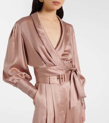 Wickeltop aus Seide | Zimmermann