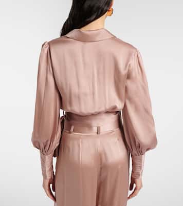 Wickeltop aus Seide | Zimmermann