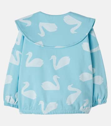 Big Swans cotton jersey sweatshirt | Tinycottons