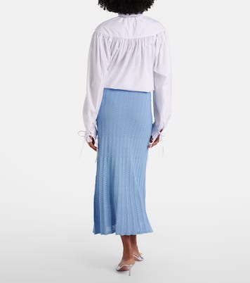 Natalie pointelle midi skirt | Rebecca Vallance