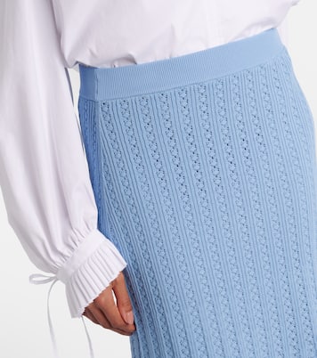 Natalie pointelle midi skirt | Rebecca Vallance