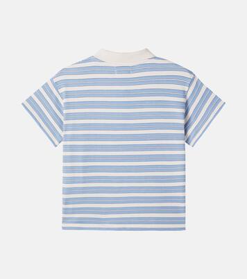 Spotty striped cotton polo shirt | Konges Sløjd