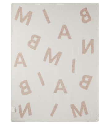 Baby logo wool blanket | Binibamba
