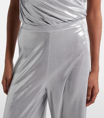 Pantalones anchos metalizados | Norma Kamali
